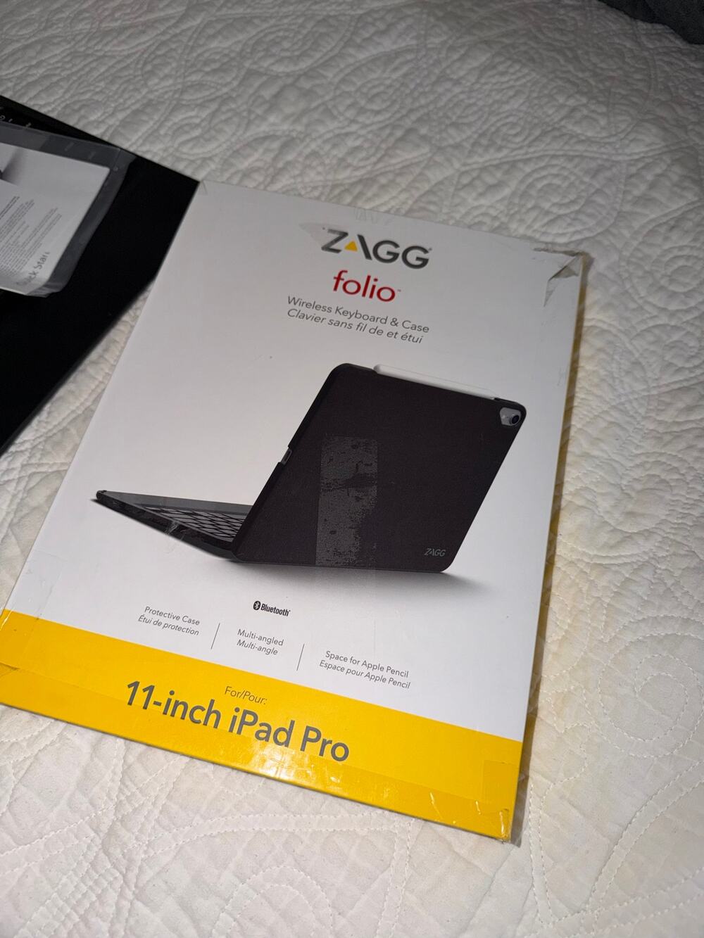 Zagg Folio keyboard backlit tablet keyboard and case made for ipad pro 11- inch